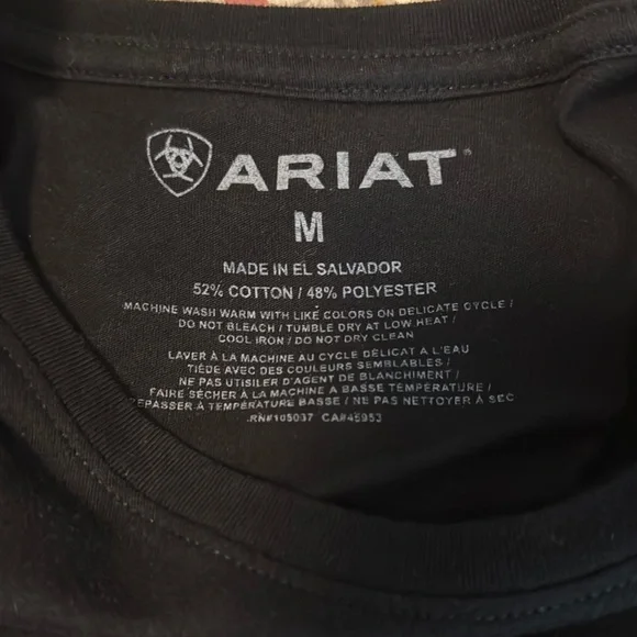 Ariat Black Sleeveless Top with Colorful Eagle Design - Picture 2 of 3